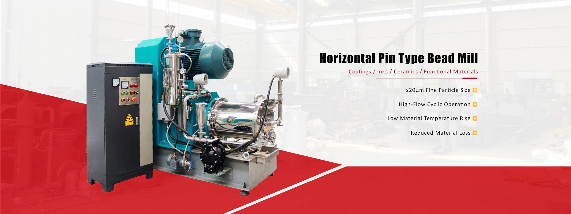 Qualidade Máquina de moagem de contas horizontal Fábrica