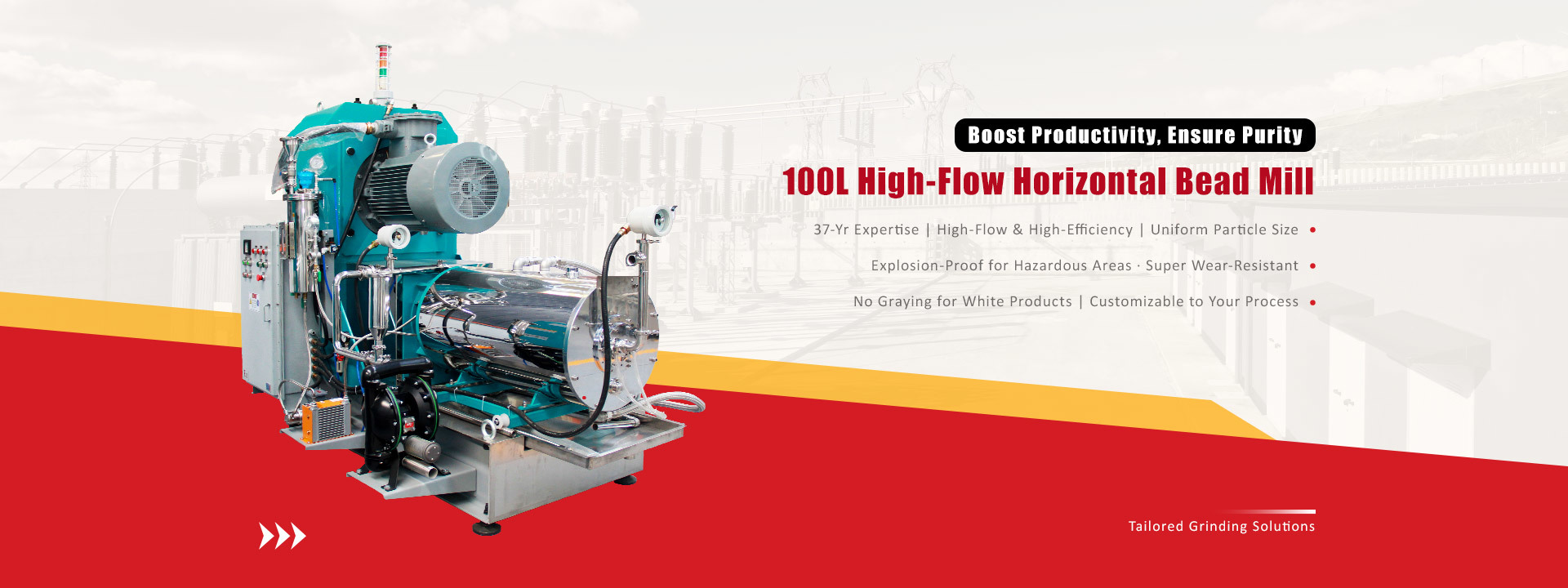 Qualidade Máquina de moagem de contas horizontal Fábrica