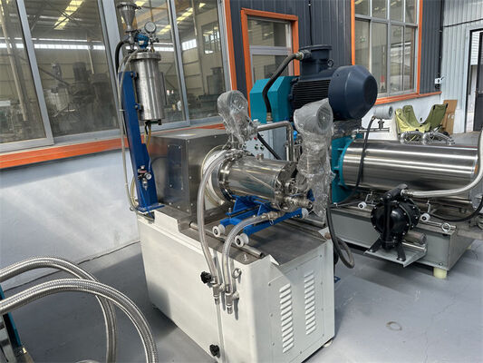 Qualität WMS30 Streifenscheibe Horizontale Sandmühle / Pin-Mühle 22 KW 30 L Fabrik
