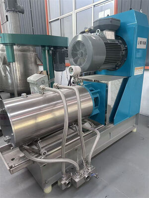 Qualidade Moinho de Bolas Horizontal 100L Com 1.0-2.5μM Moinho de Moagem a Úmido Fábrica